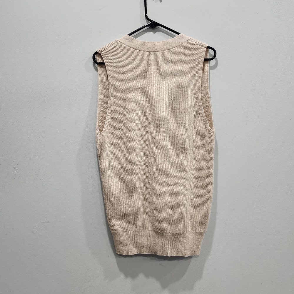 Aritzia Babaton Sydney Sweater Vest Camel Beige - Picture 5 of 5
